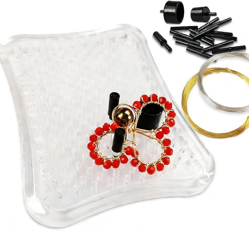 Multi Size Acrylic Wire Wrapping Jig For Jewelry Making Necklaces Earrings With Comfortable Grip - Image 3